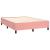 Pat box spring cu saltea, roz, 140x200 cm, catifea GartenMobel Dekor