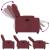 Fotoliu rabatabil electric, roșu vin, material textil GartenMobel Dekor