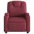 Fotoliu rabatabil electric, roșu vin, material textil GartenMobel Dekor
