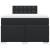 Pat box spring cu saltea, negru, 120x190 cm, piele ecologică GartenMobel Dekor