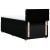 Pat box spring cu saltea, negru, 90x190 cm, textil GartenMobel Dekor
