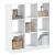 Bibliotecă, alb, 102x32x108 cm, lemn prelucrat GartenMobel Dekor