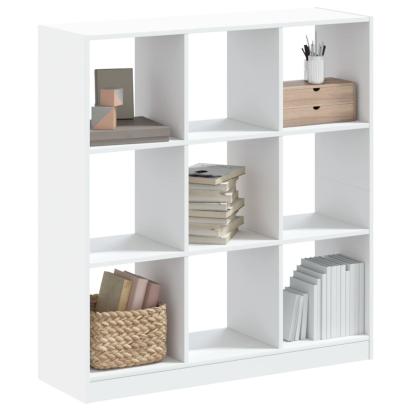 Bibliotecă, alb, 102x32x108 cm, lemn prelucrat GartenMobel Dekor