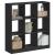 Bibliotecă, negru, 102x32x108 cm, lemn prelucrat GartenMobel Dekor