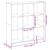 Bibliotecă, gri beton, 102x32x108 cm, lemn prelucrat GartenMobel Dekor