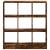 Bibliotecă, stejar fumuriu, 102x32x108 cm, lemn prelucrat GartenMobel Dekor