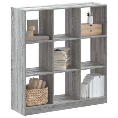 Bibliotecă, gri sonoma, 102x32x108 cm, lemn prelucrat GartenMobel Dekor