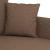 Fotoliu canapea, maro, 60 cm, material textil GartenMobel Dekor