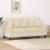 Canapea cu 2 locuri, crem, 140 cm, material textil GartenMobel Dekor