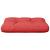 Pernă de paleți, roșu, 60x40x12 cm, material textil GartenMobel Dekor