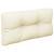 Perne de paleți, 2 buc., crem, material textil GartenMobel Dekor