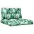 Perne de paleți, 2 buc., model cu frunze, textil GartenMobel Dekor