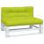 Perne de paleți, 2 buc, verde aprins, material textil GartenMobel Dekor