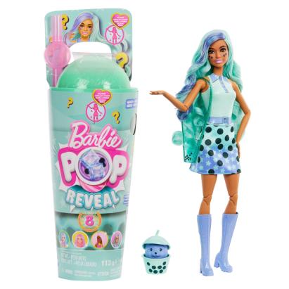 BARBIE POP REVEAL BUBBLE TEA PAPUSA BARBIE GREEN TEA SuperHeroes ToysZone