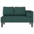 Șezlong cu perne, verde închis, material textil GartenMobel Dekor