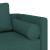 Șezlong cu perne, verde închis, material textil GartenMobel Dekor