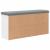 Bancă de pantofi, alb, 102x32x50 cm, lemn prelucrat GartenMobel Dekor