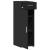 Dulap, negru, 30x42,5x93 cm, lemn prelucrat GartenMobel Dekor