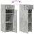 Dulap, gri beton, 30x42,5x93 cm, lemn prelucrat GartenMobel Dekor