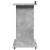 Pupitru cu roți și sertar beton gri 55x55x107 cm lemn prelucrat GartenMobel Dekor