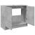 Dulap de chiuvetă, gri beton, 63x29x55 cm, lemn prelucrat GartenMobel Dekor
