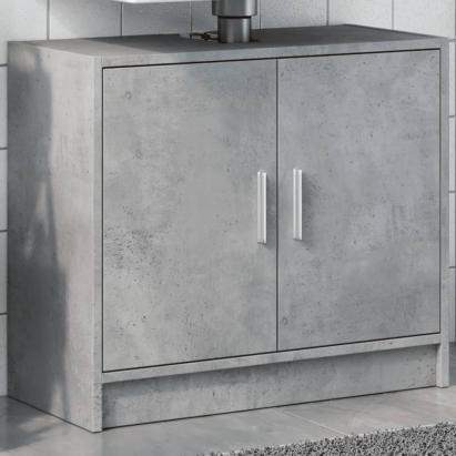 Dulap de chiuvetă, gri beton, 63x29x55 cm, lemn prelucrat GartenMobel Dekor