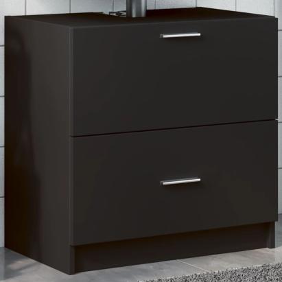 Dulap de chiuvetă, negru, 59x37x59 cm, lemn prelucrat GartenMobel Dekor
