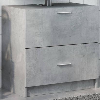 Dulap de chiuvetă, gri beton, 59x37x59 cm, lemn prelucrat GartenMobel Dekor