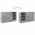 Dulap de chiuvetă, gri beton, 90x29x55 cm, lemn prelucrat GartenMobel Dekor