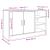 Dulap de chiuvetă, gri beton, 90x29x55 cm, lemn prelucrat GartenMobel Dekor