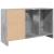 Dulap de chiuvetă, gri beton, 90x29x55 cm, lemn prelucrat GartenMobel Dekor