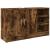 Dulap de chiuvetă, stejar fumuriu, 90x29x55 cm, lemn prelucrat GartenMobel Dekor