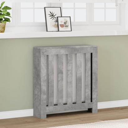 Mască pentru calorifer, gri beton, 78x20x82 cm, lemn prelucrat GartenMobel Dekor