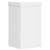 Suporturi de plante, 2 buc., alb, 10x10x18 cm, lemn prelucrat GartenMobel Dekor