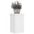 Suporturi de plante, 2 buc., alb, 10x10x18 cm, lemn prelucrat GartenMobel Dekor