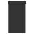 Suporturi de plante, 2 buc., negru, 10x10x18 cm, lemn prelucrat GartenMobel Dekor