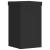Suporturi de plante, 2 buc., negru, 10x10x18 cm, lemn prelucrat GartenMobel Dekor