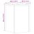 Suporturi de plante, 2 buc., alb, 20x20x30 cm, lemn prelucrat GartenMobel Dekor