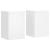 Suporturi de plante, 2 buc., alb, 20x20x30 cm, lemn prelucrat GartenMobel Dekor