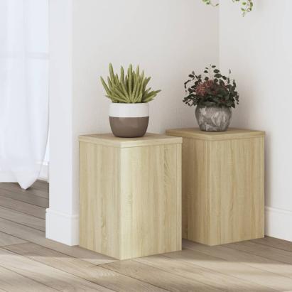 Suporturi de plante, 2 buc., stejar sonoma, 20x20x30 cm GartenMobel Dekor