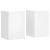 Suporturi de plante, 2 buc., alb, 25x25x35 cm, lemn prelucrat GartenMobel Dekor