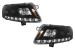 Faruri Xenon LED DRL Audi A6 4F C6 (04.2004-2008) Negru Performance AutoTuning