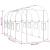 Seră transparentă 160x400x190 cm PVC/oțel vopsit electrostatic GartenMobel Dekor