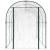 Seră transparentă 160x400x190 cm PVC/oțel vopsit electrostatic GartenMobel Dekor