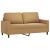 Set de canapele cu perne, 2 piese, maro, catifea GartenMobel Dekor