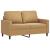Set de canapele cu perne, 2 piese, maro, catifea GartenMobel Dekor