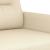 Set de canapele cu perne, 2 piese, crem, material textil GartenMobel Dekor