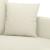 Set de canapele cu perne, 2 piese, crem, catifea GartenMobel Dekor