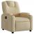 Fotoliu rabatabil electric, crem, material textil GartenMobel Dekor