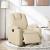 Fotoliu rabatabil electric, crem, material textil GartenMobel Dekor